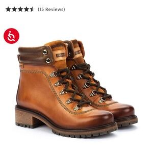 Pikolinos Women's Brown Leather Ankle Boots